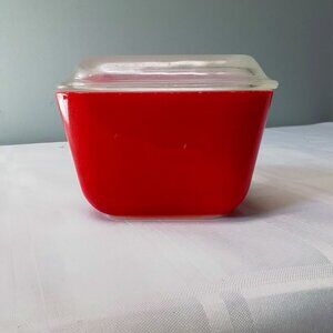 Vintage Pyrex Red Refrigerator 501-B